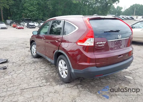 2013 Honda Cr-V Ex-L from USA, damaged, VIN 5J6RM3H77DL014412